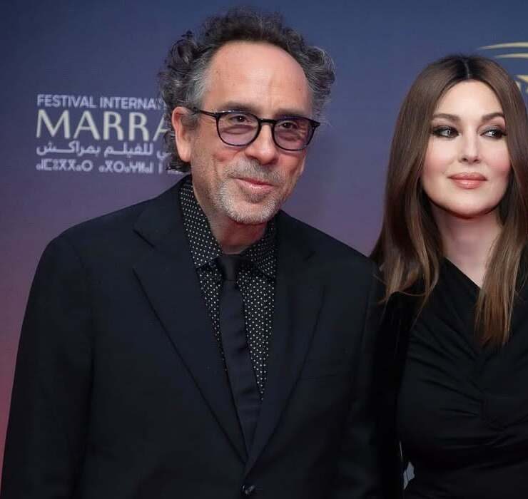 Monica Bellucci und Tim Burton bei der Premiere von The Silent Brotherhood