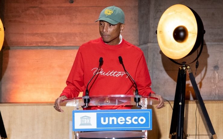 Pharrell Williams becomes a UNESCO goodwill ambassador