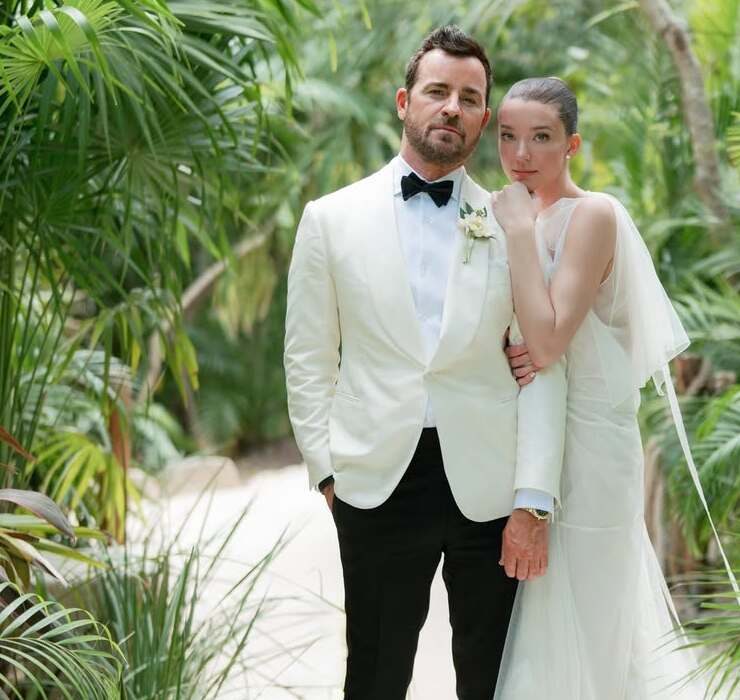 Justin Theroux und Nicole Brydon Bloom haben geheiratet: Erste Hochzeitsfotos