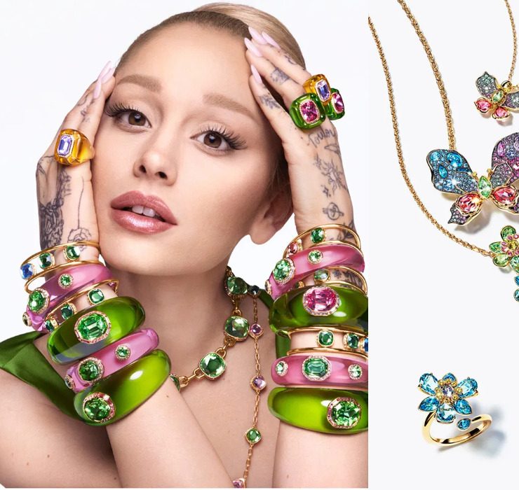 Ariana Grande — the face of Swarovski’s new campaign