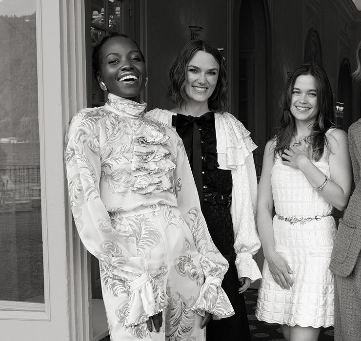 Keira Knightley, Margaret Qualley and other stars at the Chanel show in Italy