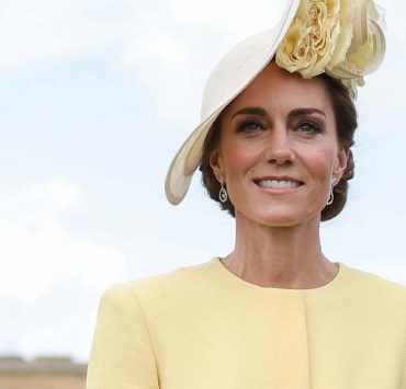 Kate Middleton «führte» ein Kleid in einer Trendfarbe aus