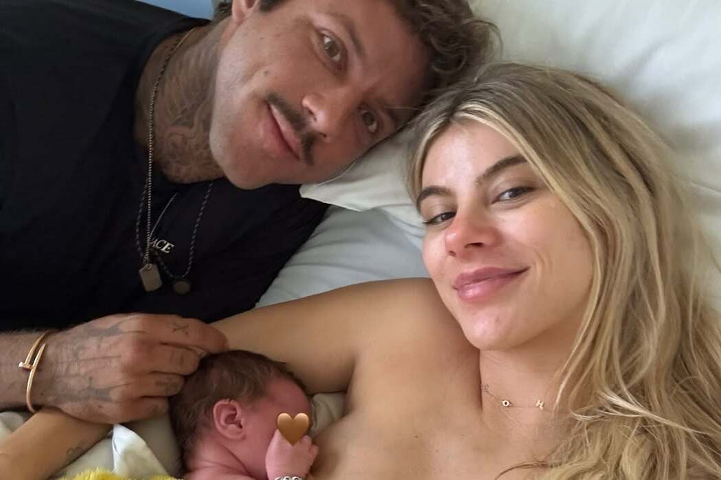 Model Romina Palm becomes a mother for the first time