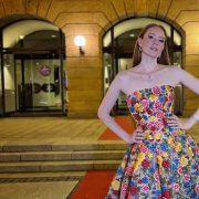 Kate Middleton presented the Queen Elizabeth II Award to designer Patrick McDowell