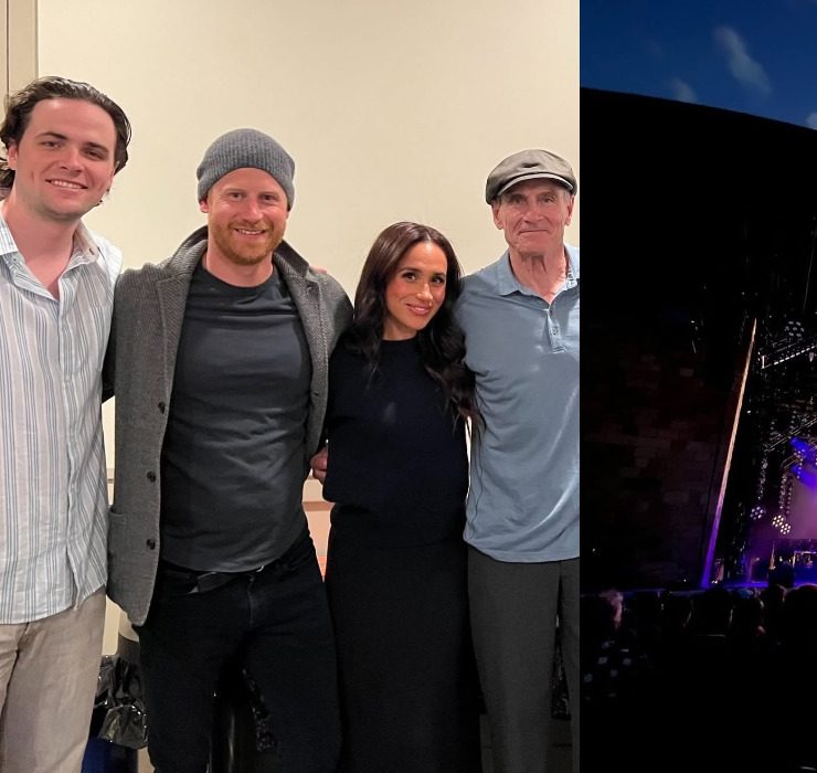 Prince Harry and Meghan Markle attended James Taylor concert