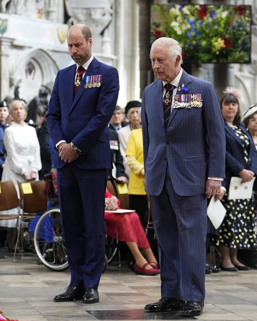 Kate Middleton und Prinz William nehmen an Gedenkgottesdienst zum 80. Jahrestag des Sieges teil