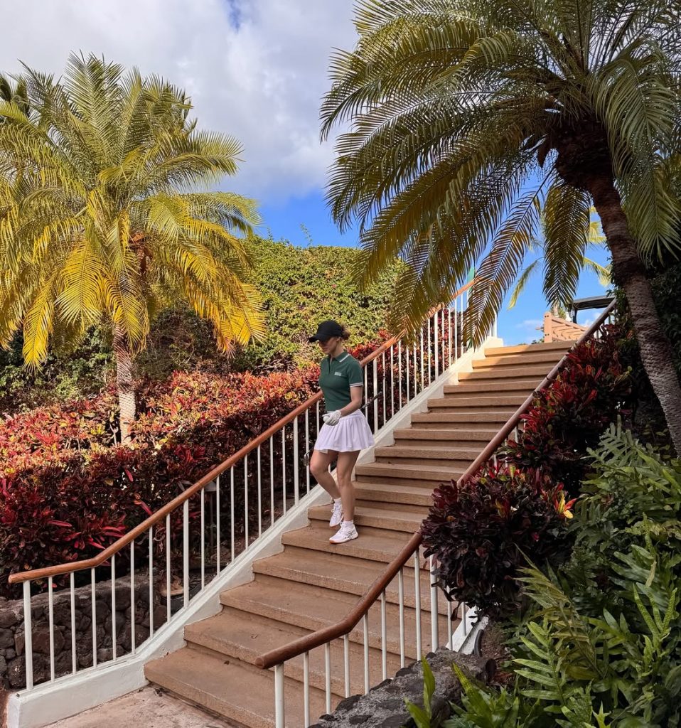 Stephanie Davis kicks off the summer season in Hawaii: sports, golf, and a vibrant photoshoot