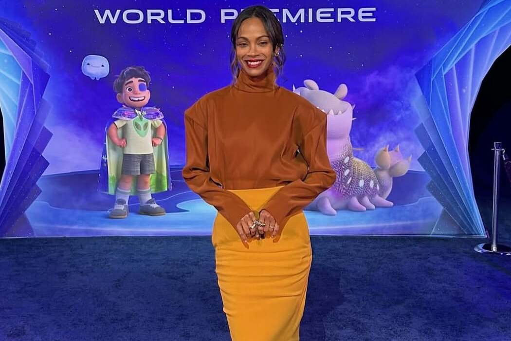 Zoe Saldana besucht mit ihren drei Söhnen die Premiere von «Elio»