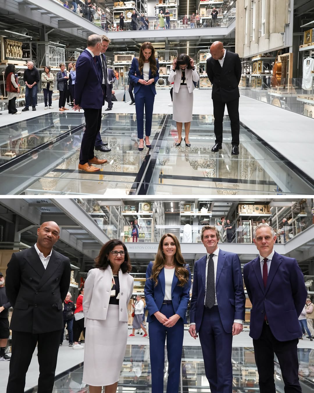 Kate Middleton hinter den Kulissen eines Londoner Museums