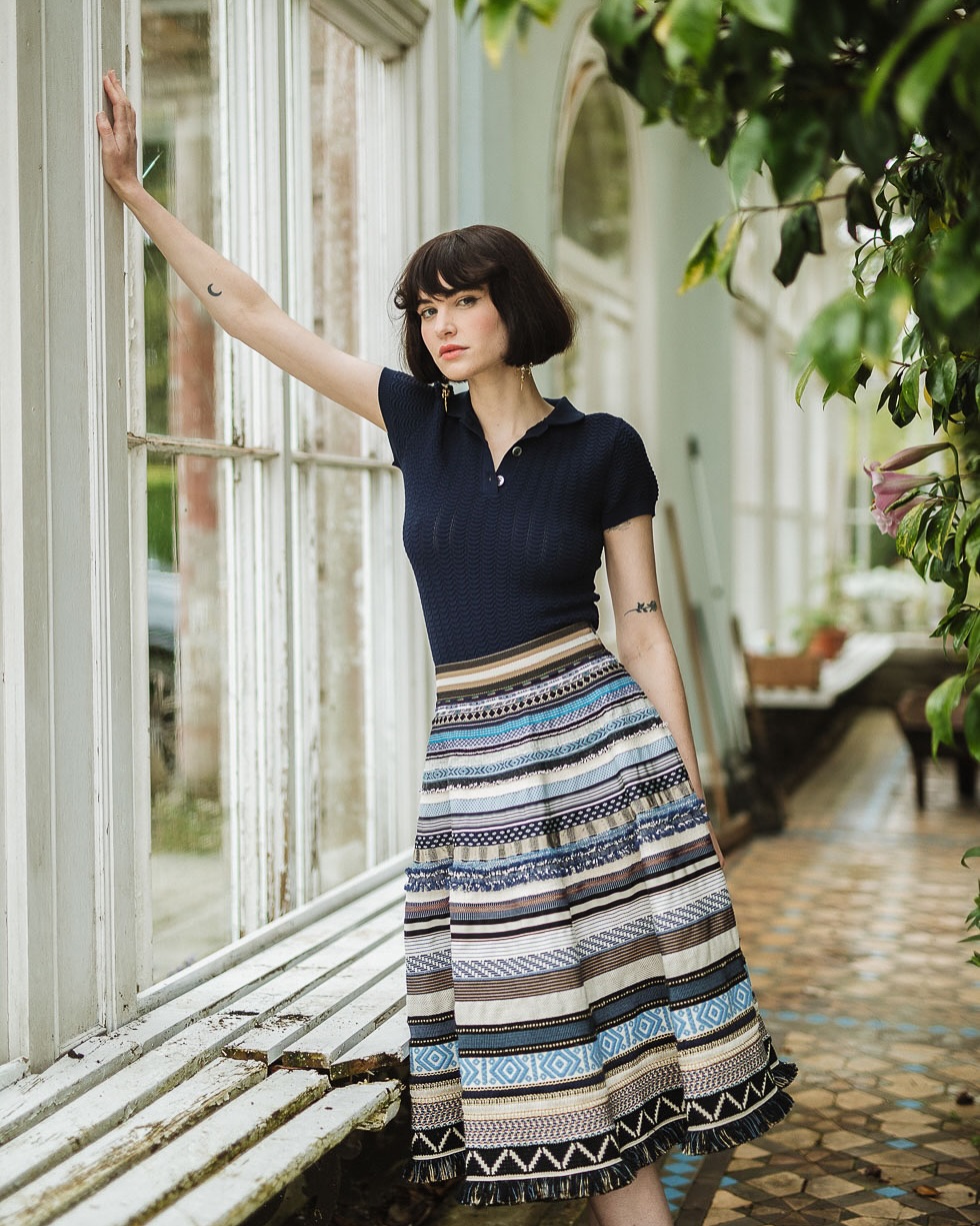 Bright colours and delicate Details in Lena Hoschek’s SS’25 collection