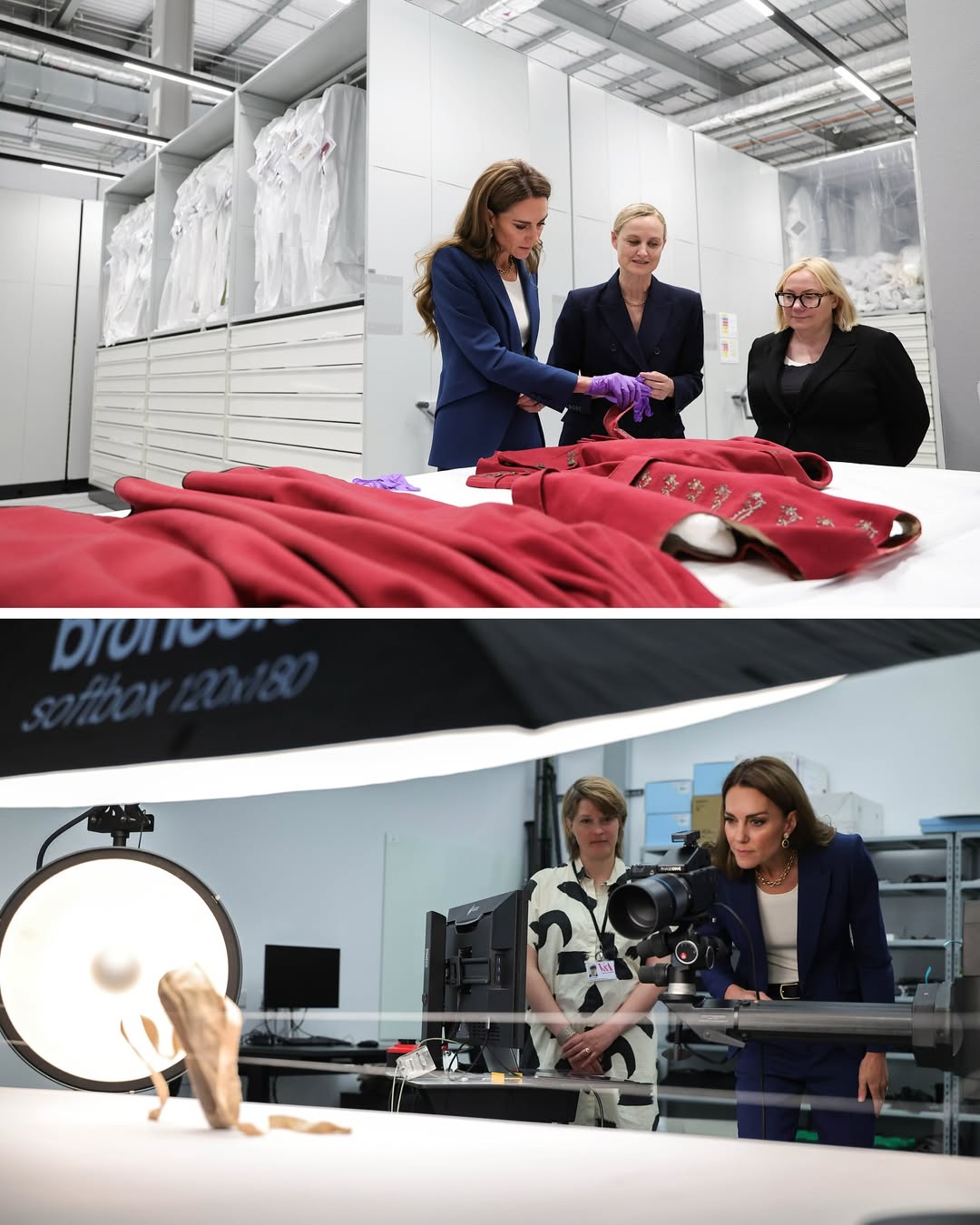 Kate Middleton hinter den Kulissen eines Londoner Museums