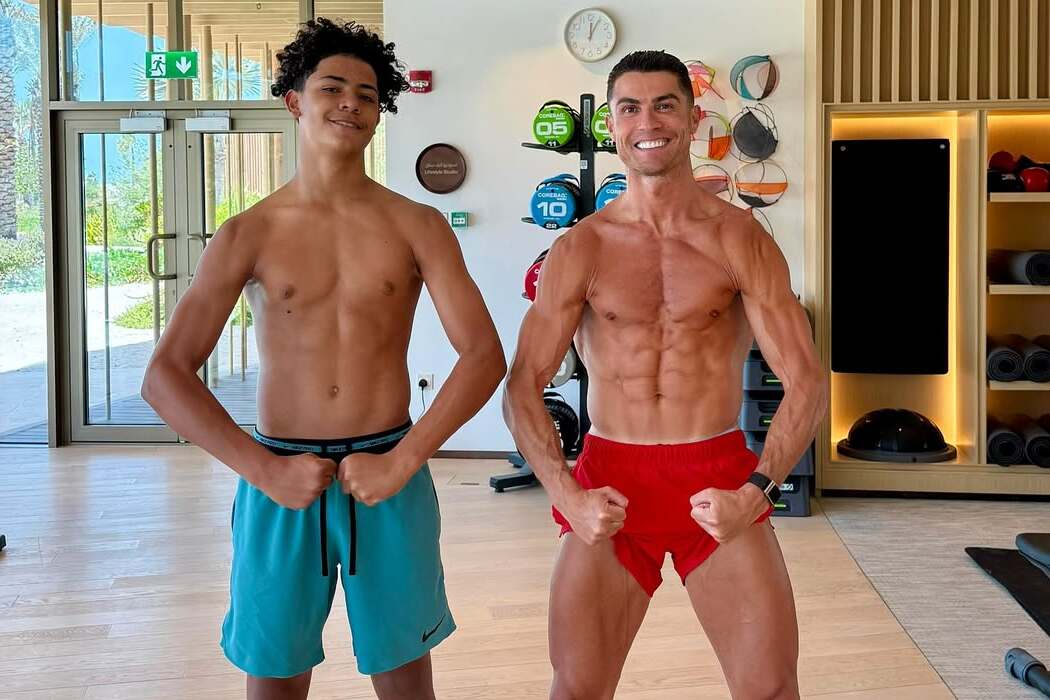 «Der Apfel fällt nicht weit vom Stamm»: Cristiano Ronaldo zeigt seinen ältesten Sohn