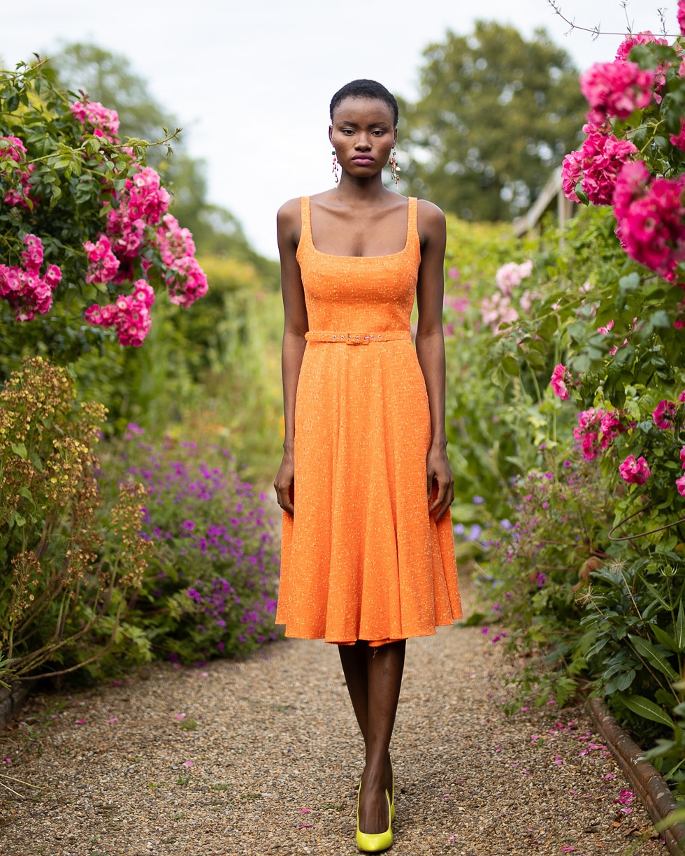 Bright colours and delicate Details in Lena Hoschek’s SS’25 collection
