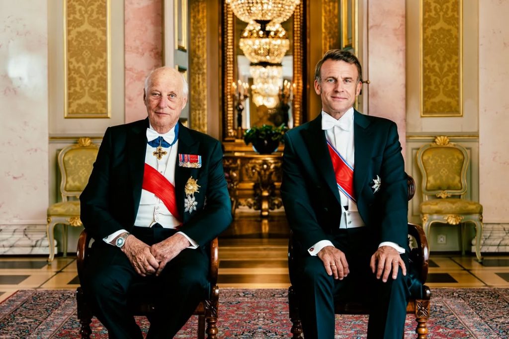 Emmanuel and Brigitte Macron visited Norway