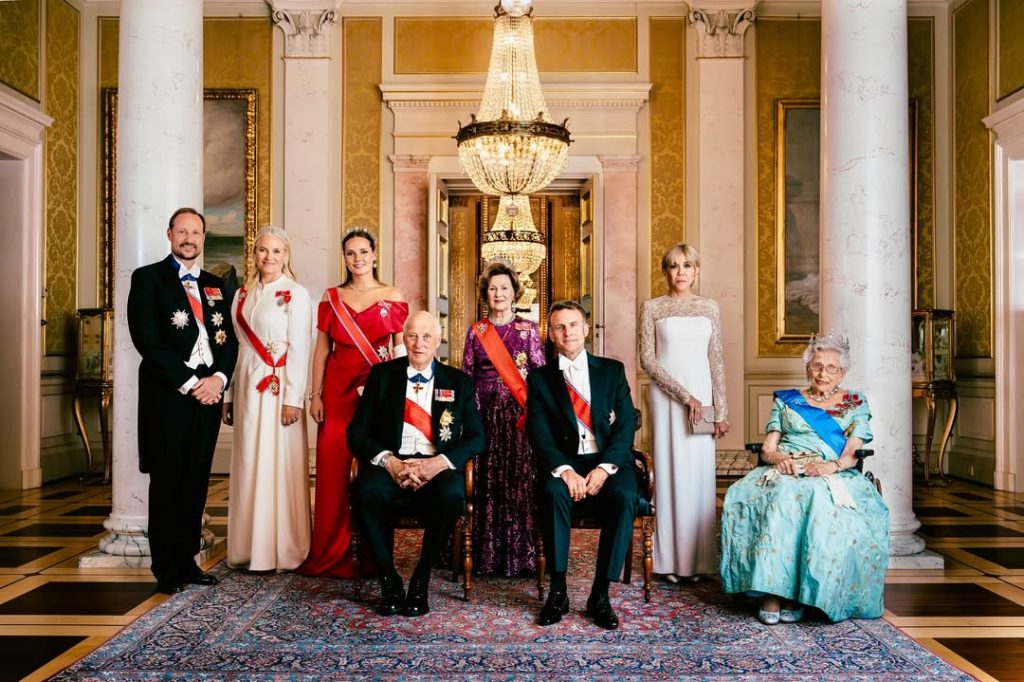 Emmanuel and Brigitte Macron visited Norway