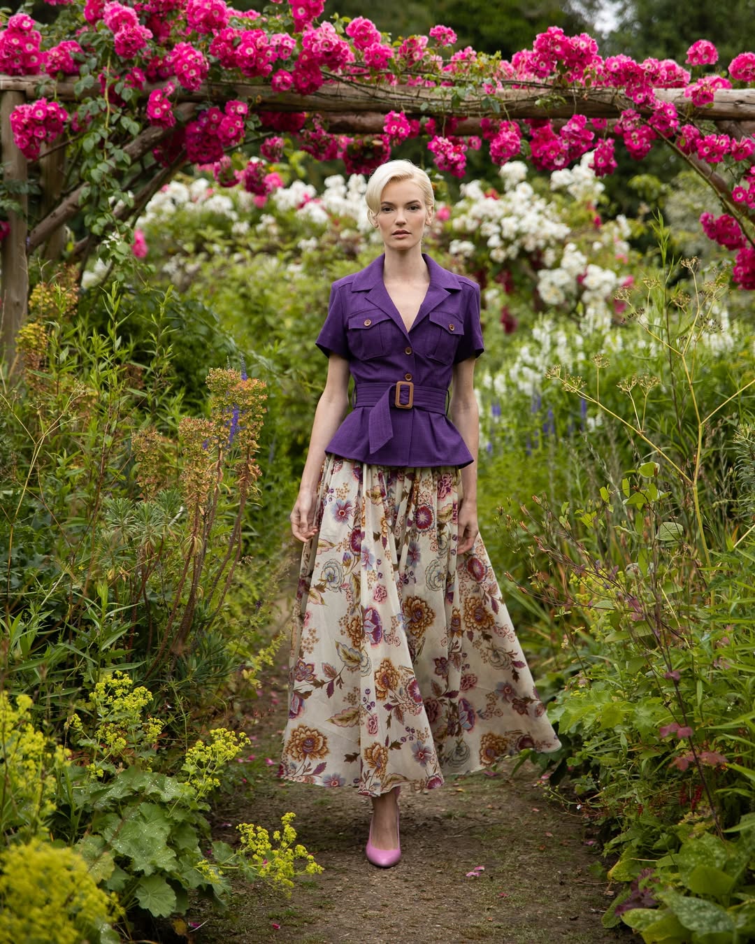 Bright colours and delicate Details in Lena Hoschek’s SS’25 collection