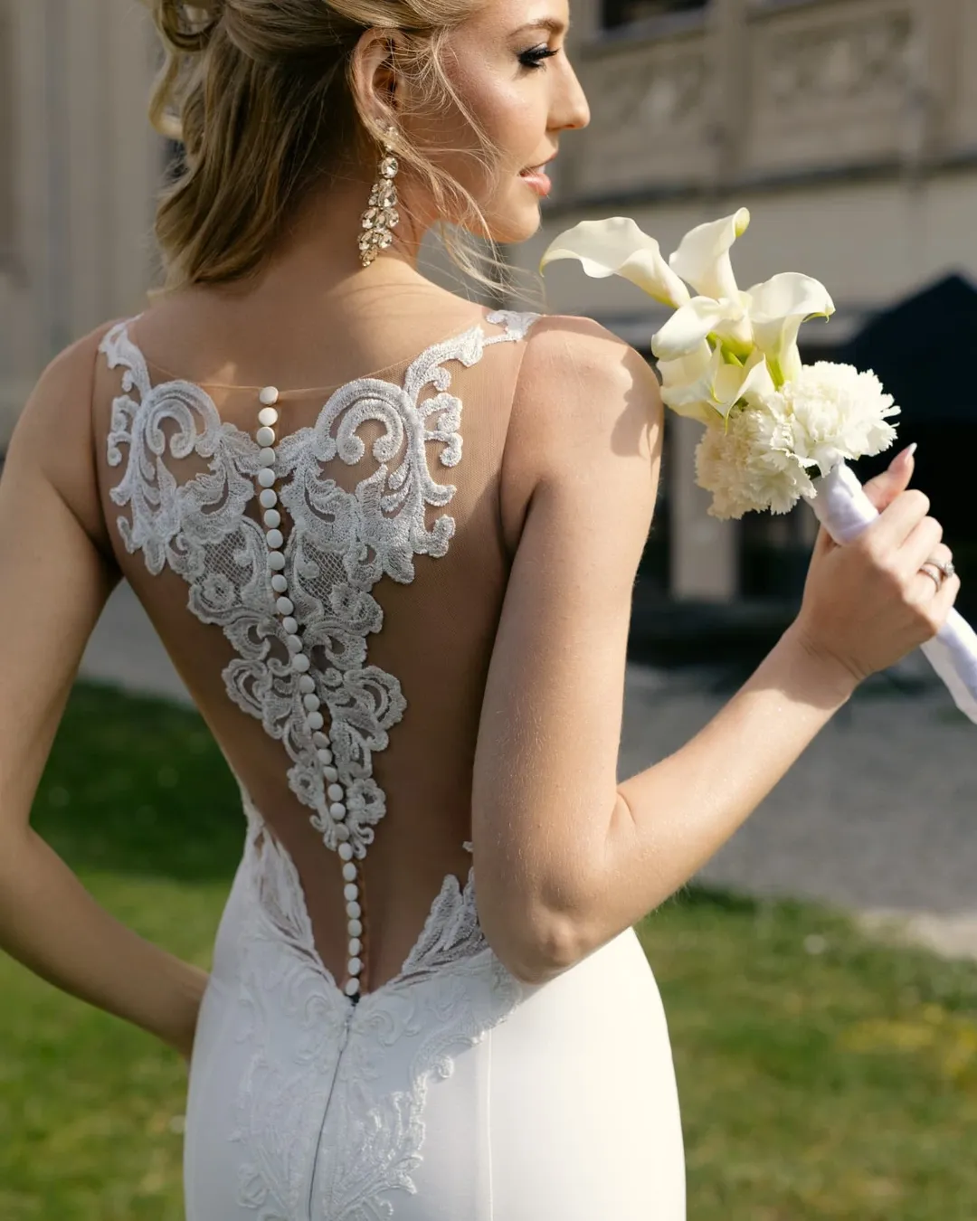 Beatrice Turin in the campaign for ELISA MALEC’s new bridal collection