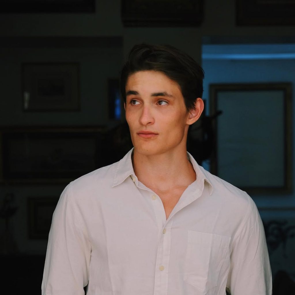 Handsome young man: Carla Bruni congratulated her son on his 24th birthday