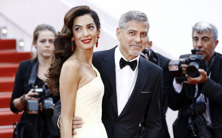 Amal und George Clooney