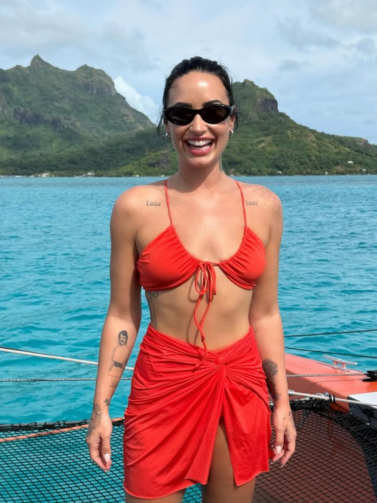 Demi Lovato shares romantic honeymoon photos