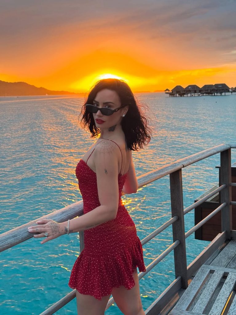Demi Lovato shares romantic honeymoon photos