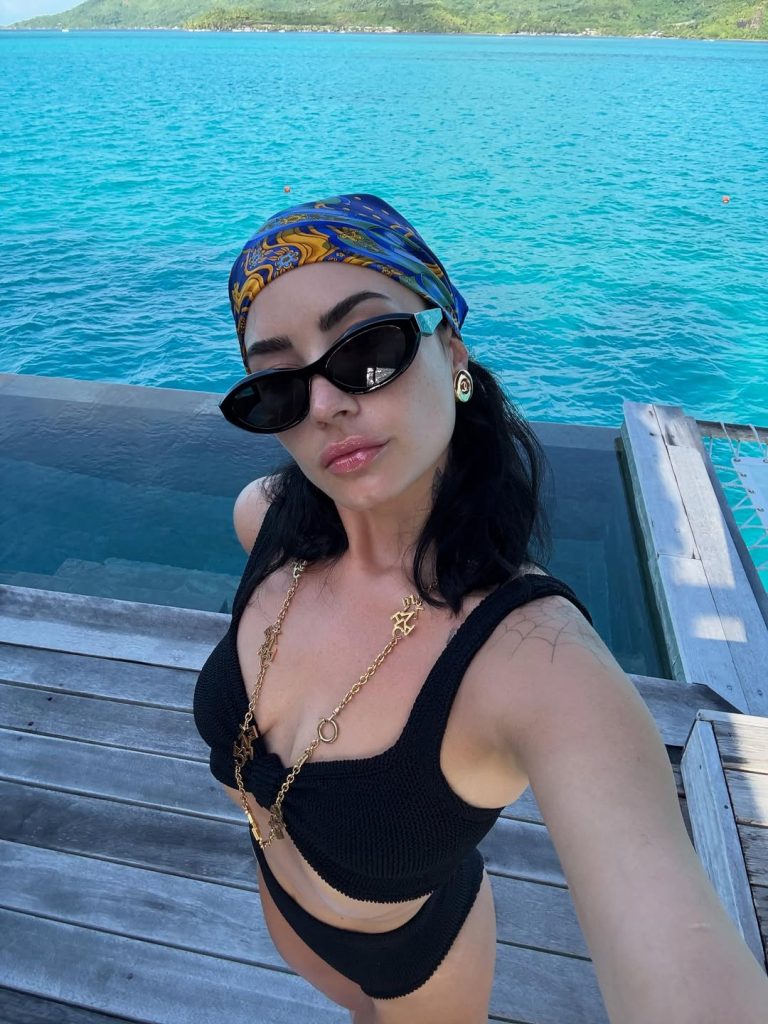 Demi Lovato shares romantic honeymoon photos