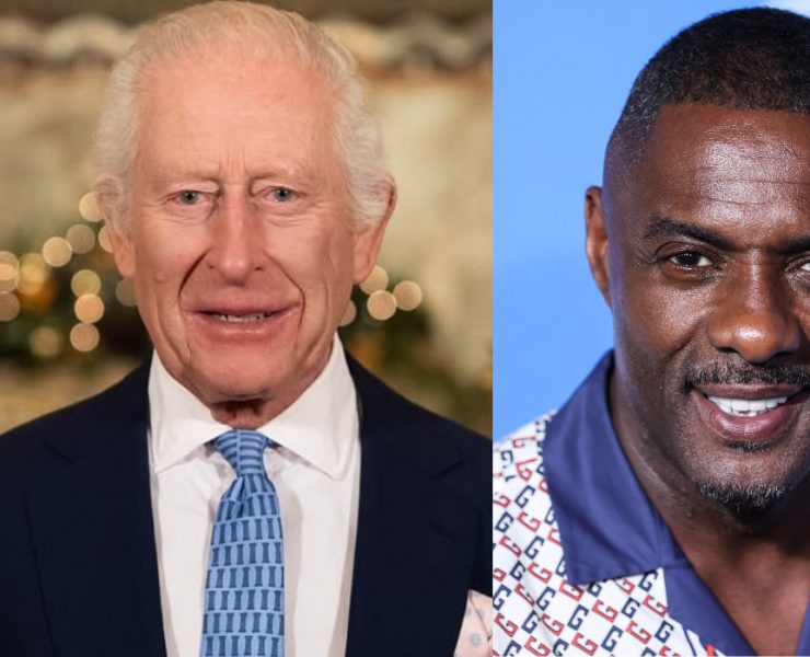 King Charles III and Idris Elba