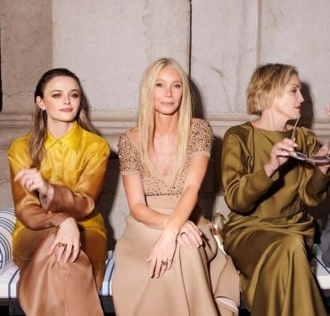 Gwyneth Paltrow, Sharon Stone und Deva Cassel bei der Max Mara Show