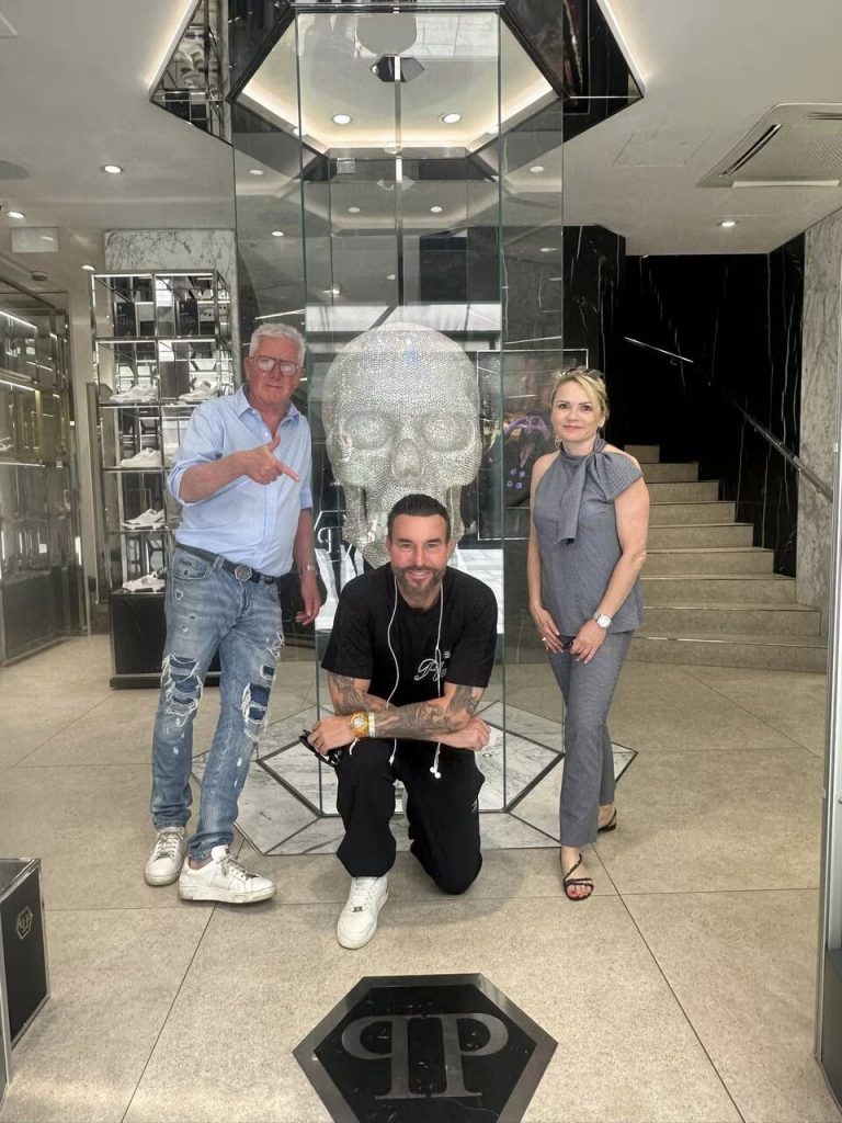 Star designer Philipp Plein unexpectedly visited Vienna