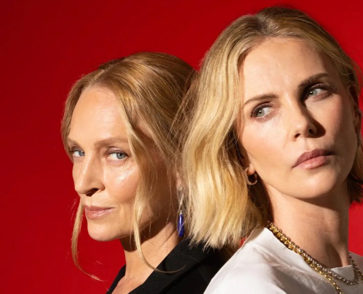 Uma Thurman und Charlize Theron