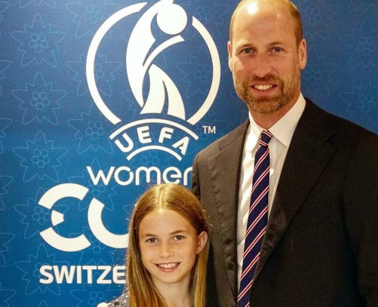 Prinz William und Prinzessin Charlotte