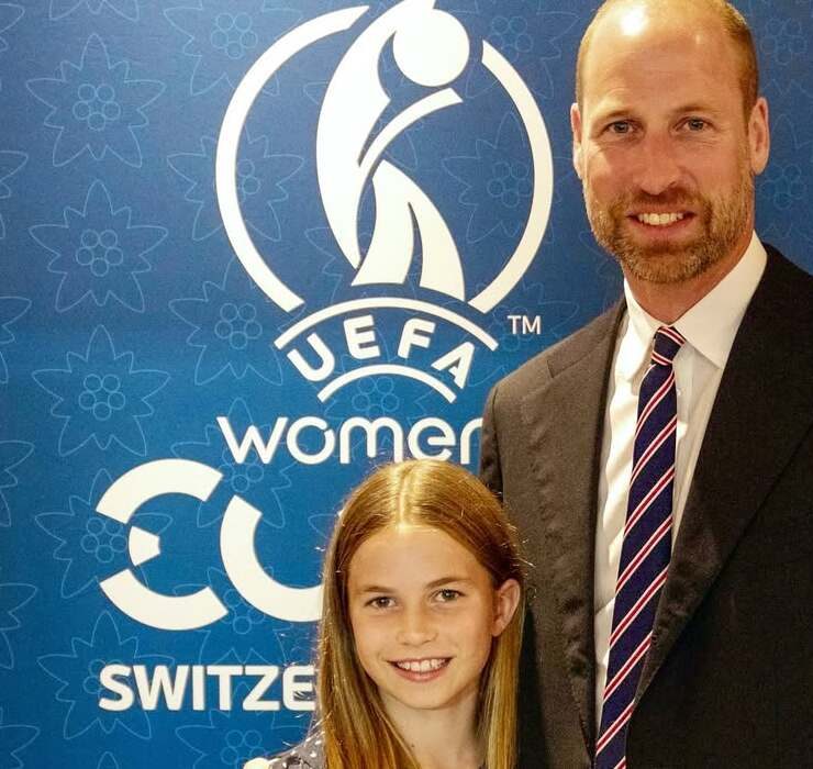 Treffen zweier Königsfamilien bei der Fußball-Europameisterschaft