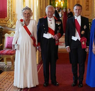 Das Ehepaar Macron in London: Feierliche Begegnung mit der königlichen Familie und ein prunkvolles Bankett