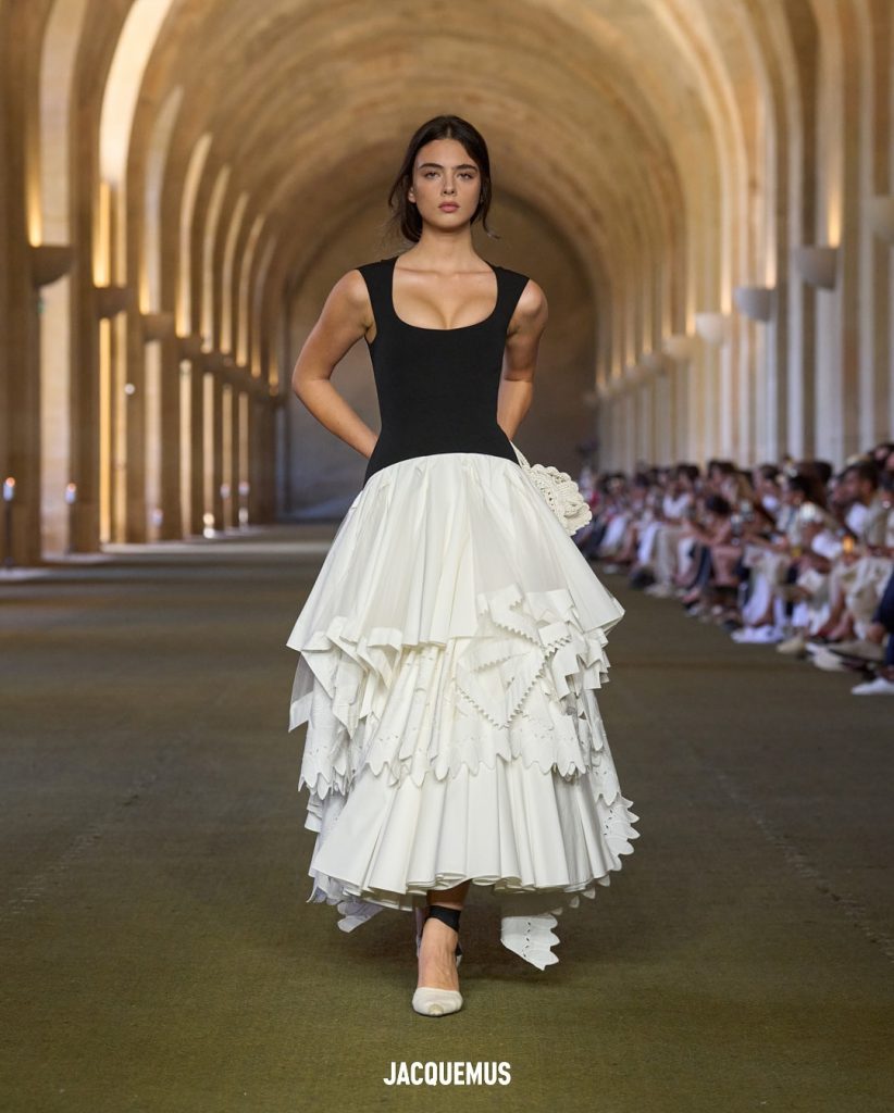 Laetitia Casta, Tina Kunakey, and other celebrities at the Jacquemus SS’26 show