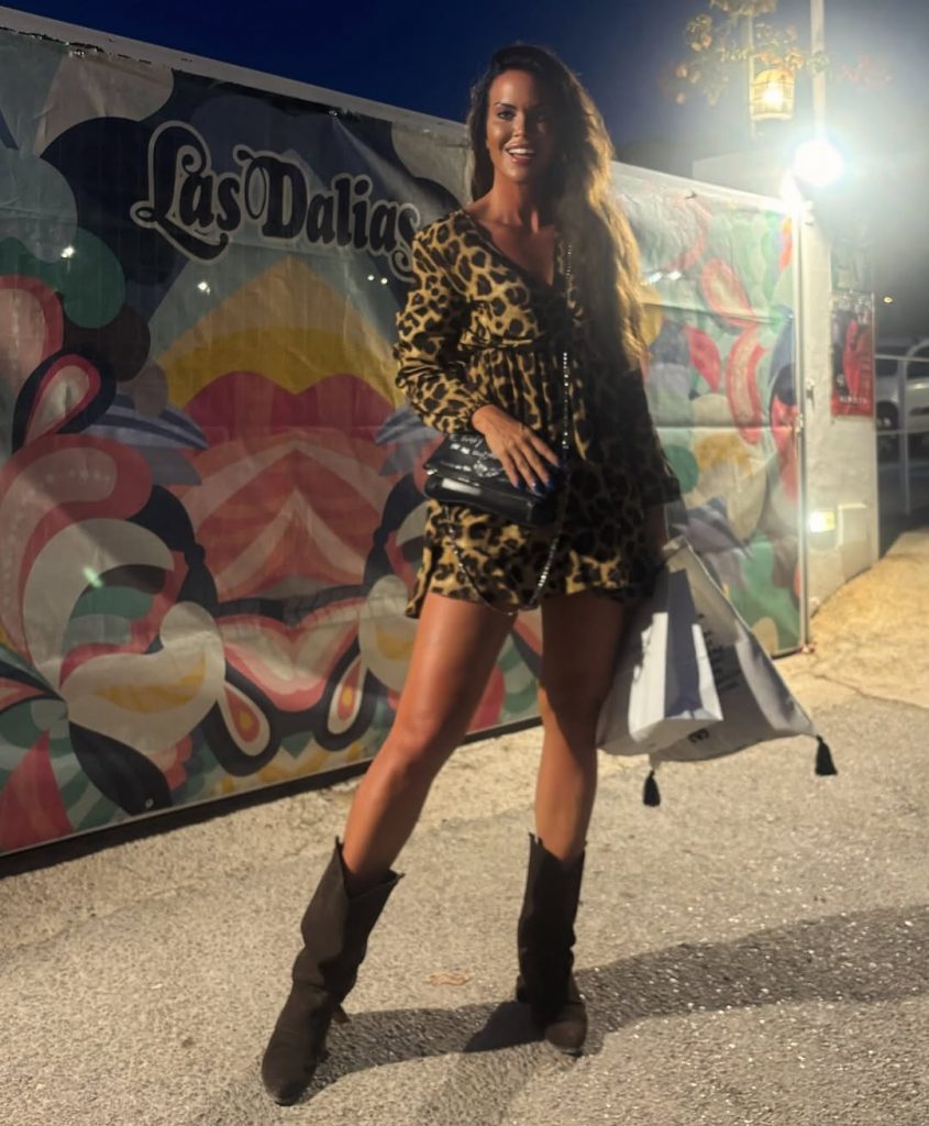 TV host Martina Reuter enjoys summer in Ibiza