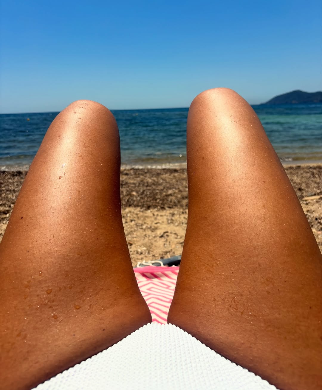 TV host Martina Reuter enjoys summer in Ibiza