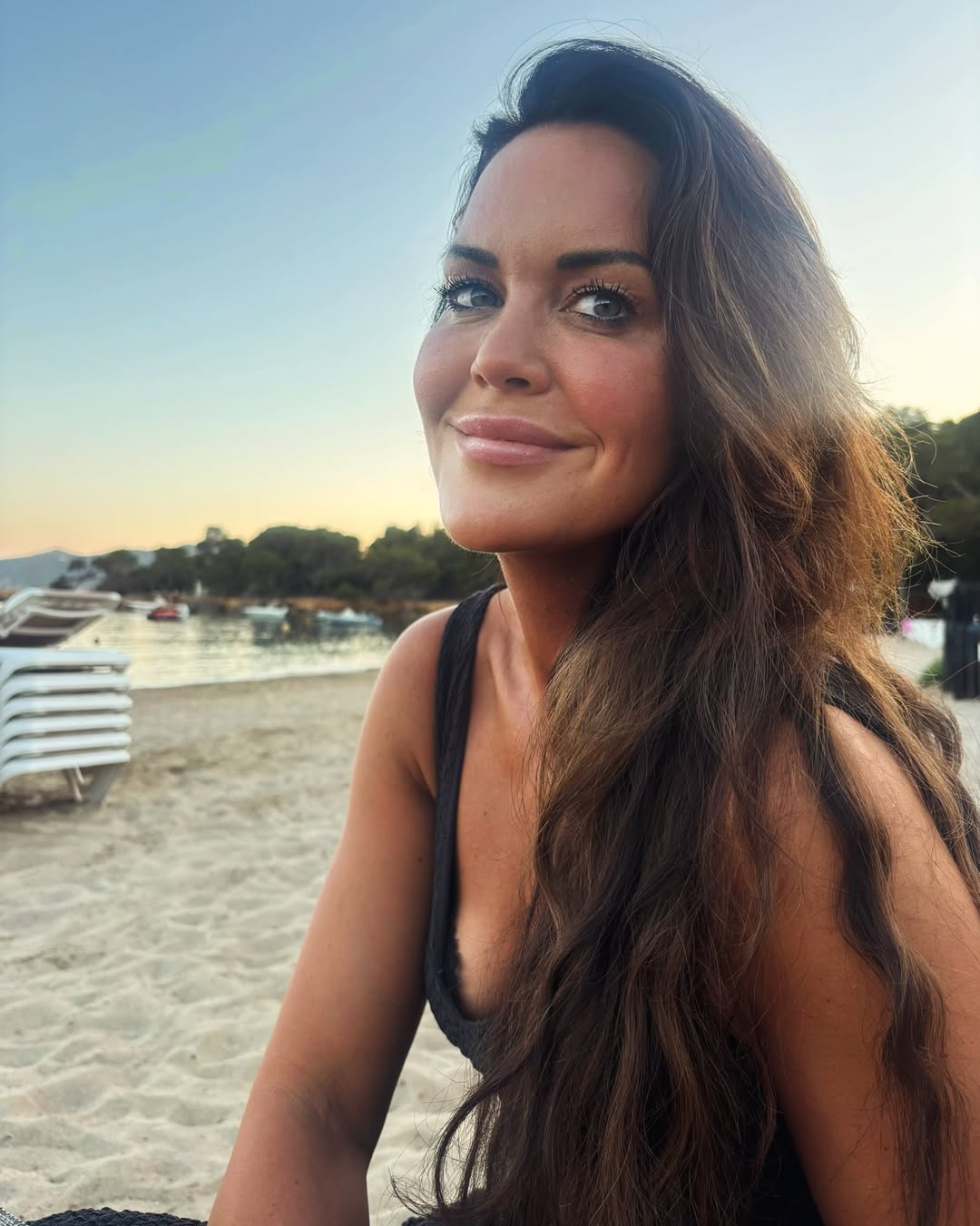 TV host Martina Reuter enjoys summer in Ibiza