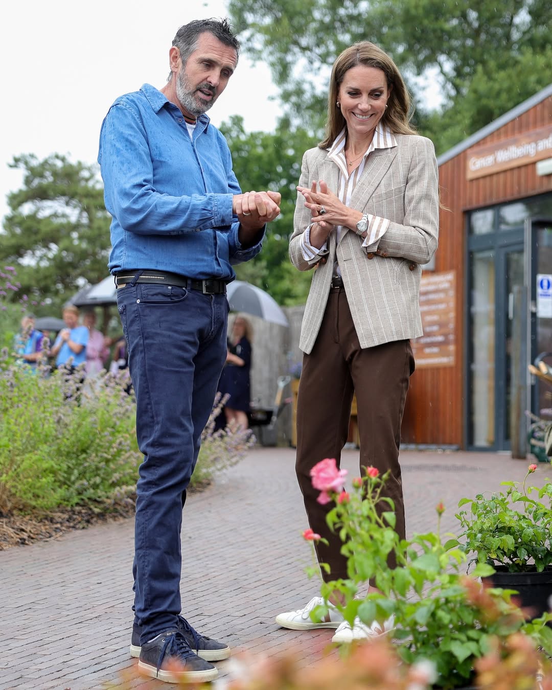 Kate Middleton zeigt, wie und womit man Streifenmuster trägt