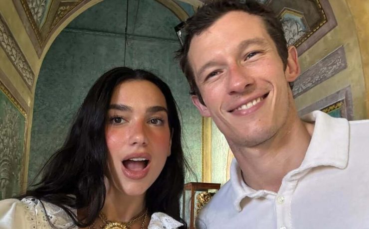 Dua Lipa and Callum Turner
