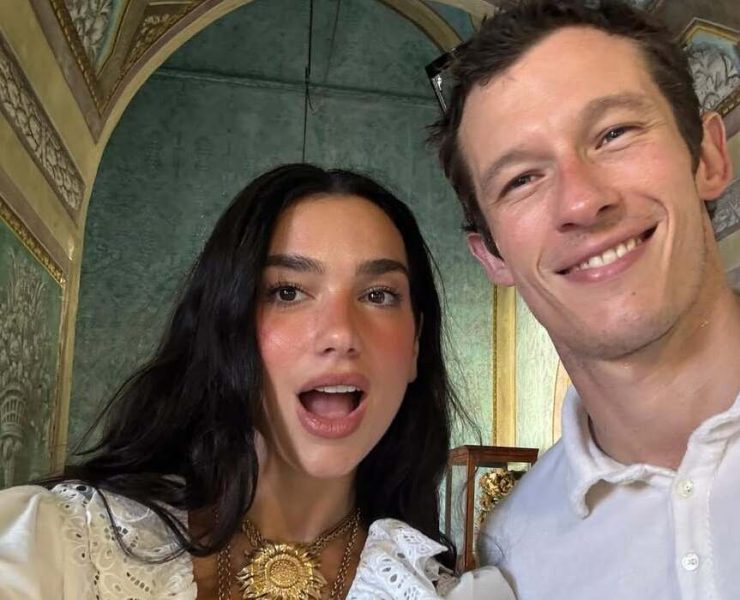 Dua Lipa and Callum Turner