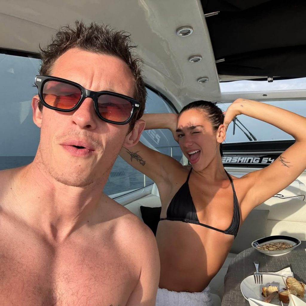 Dolce vita: Dua Lipa and Callum Turner enjoy Sicily