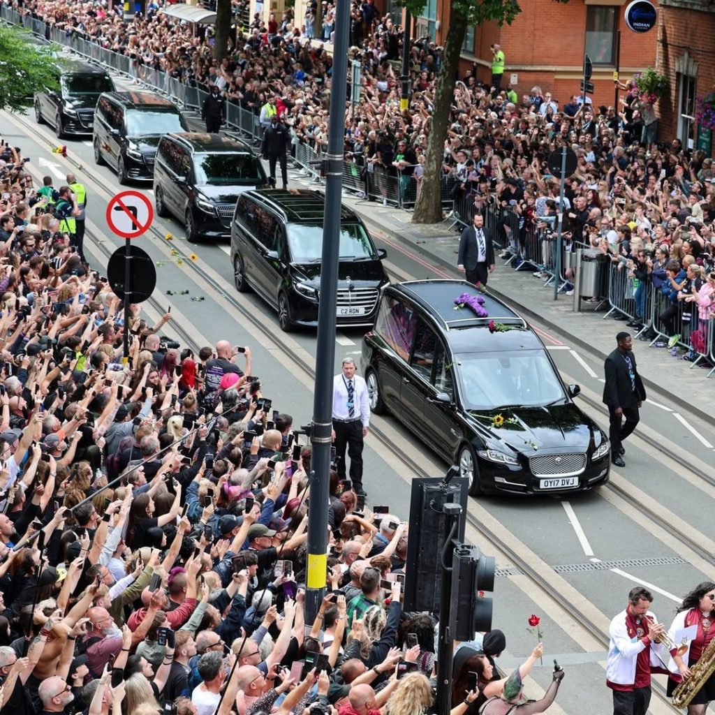 Flowers, mural, and thousands of fans: Birmingham says farewell to Ozzy Osbourne