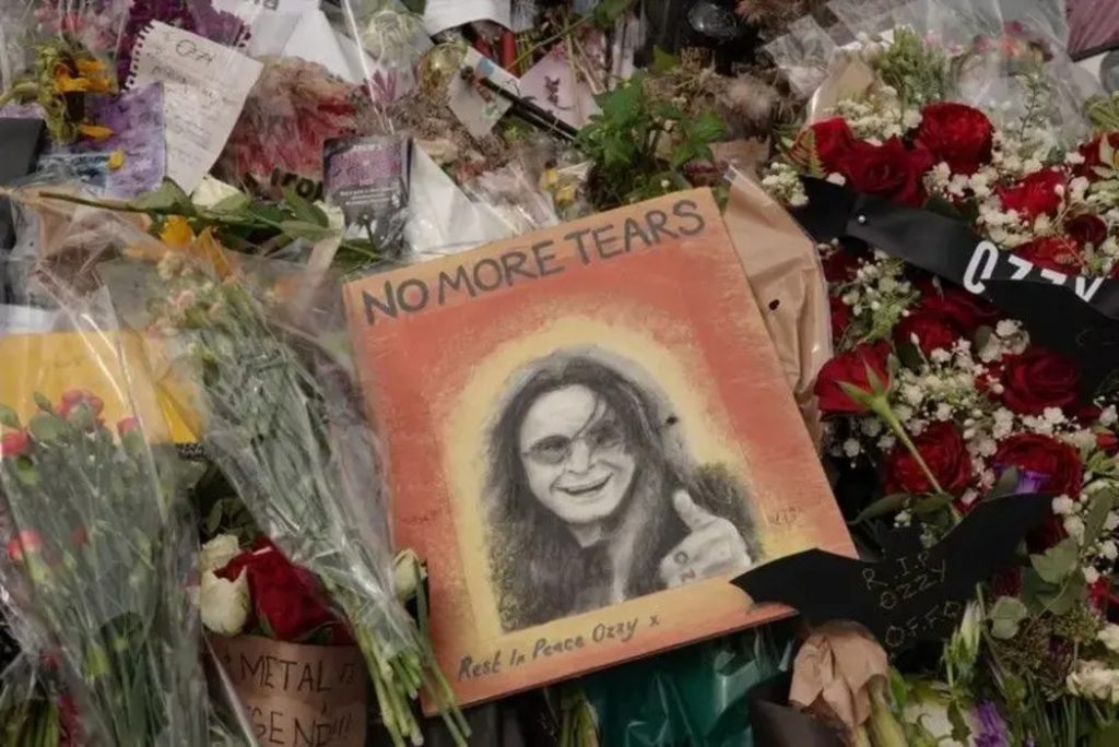 Flowers, mural, and thousands of fans: Birmingham says farewell to Ozzy Osbourne
