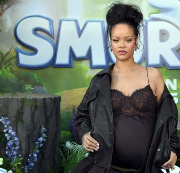 Rihanna mit ihren Söhnen bei der Premiere von «Die Schlümpfe» in Los Angeles