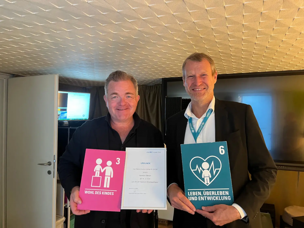 Cornelius Obonya appointed honorary UNICEF representative for Austria