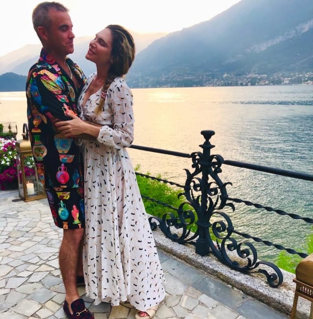 15 Jahre zusammen: Romantische Fotos von Robbie Williams und Ayda Field