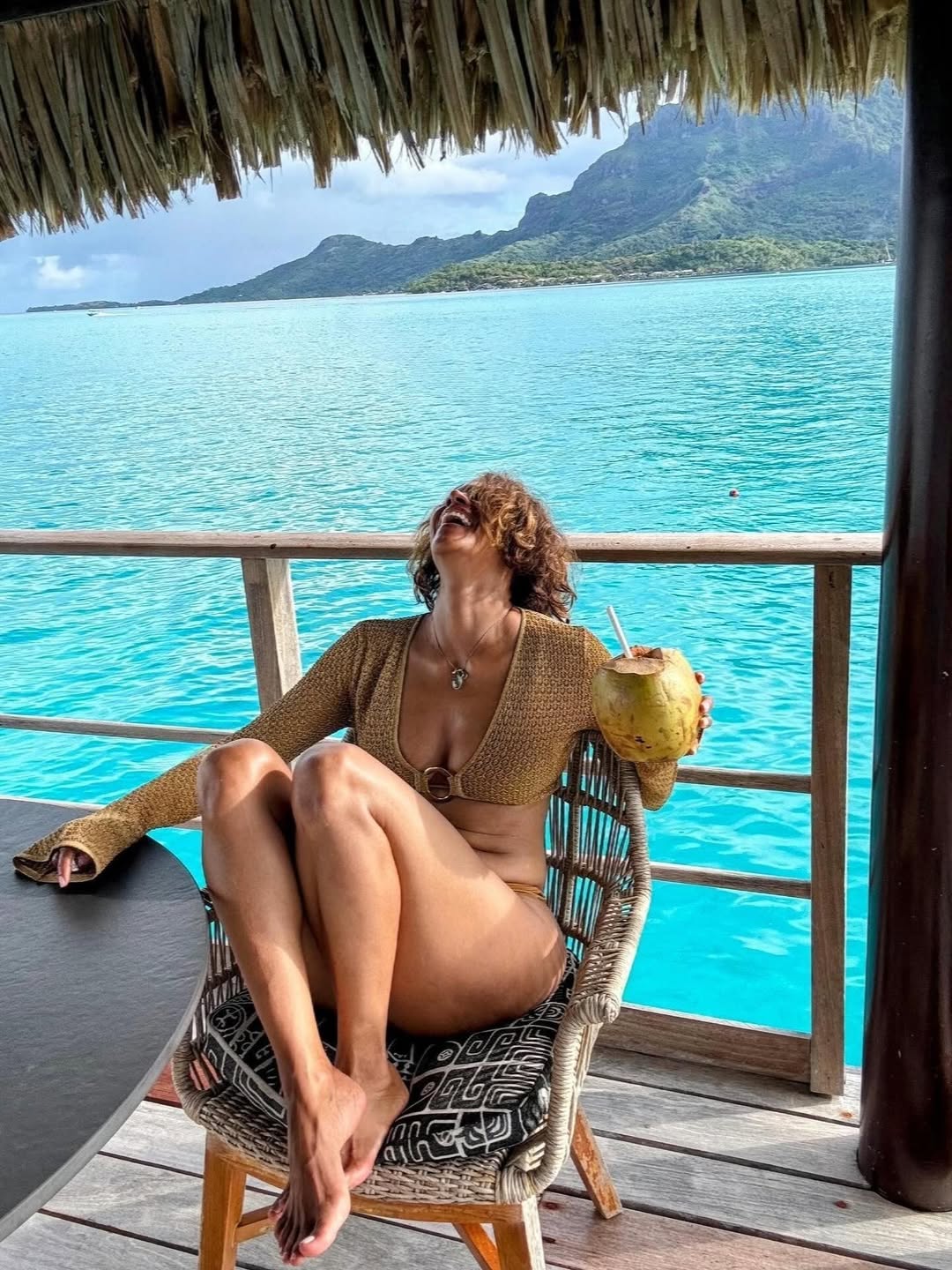 Among tropical islands: how Halle Berry celebrated her 59th birthday
