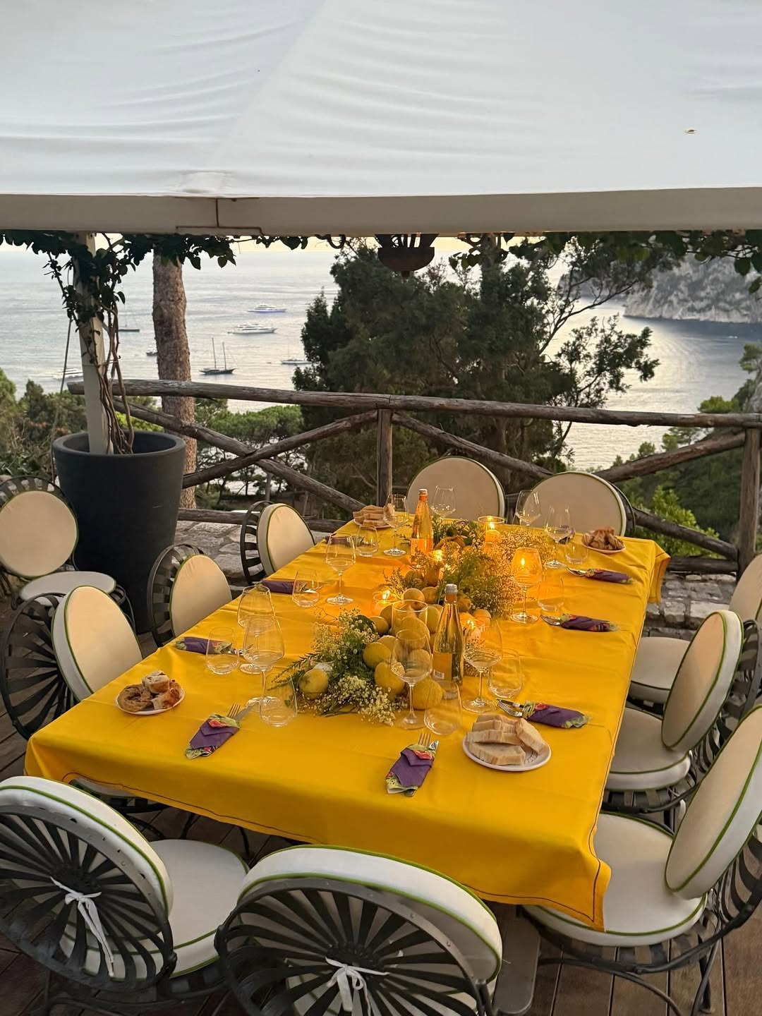 Family getaway: Ed Westwick enjoys a holiday on Capri with his wife and children
