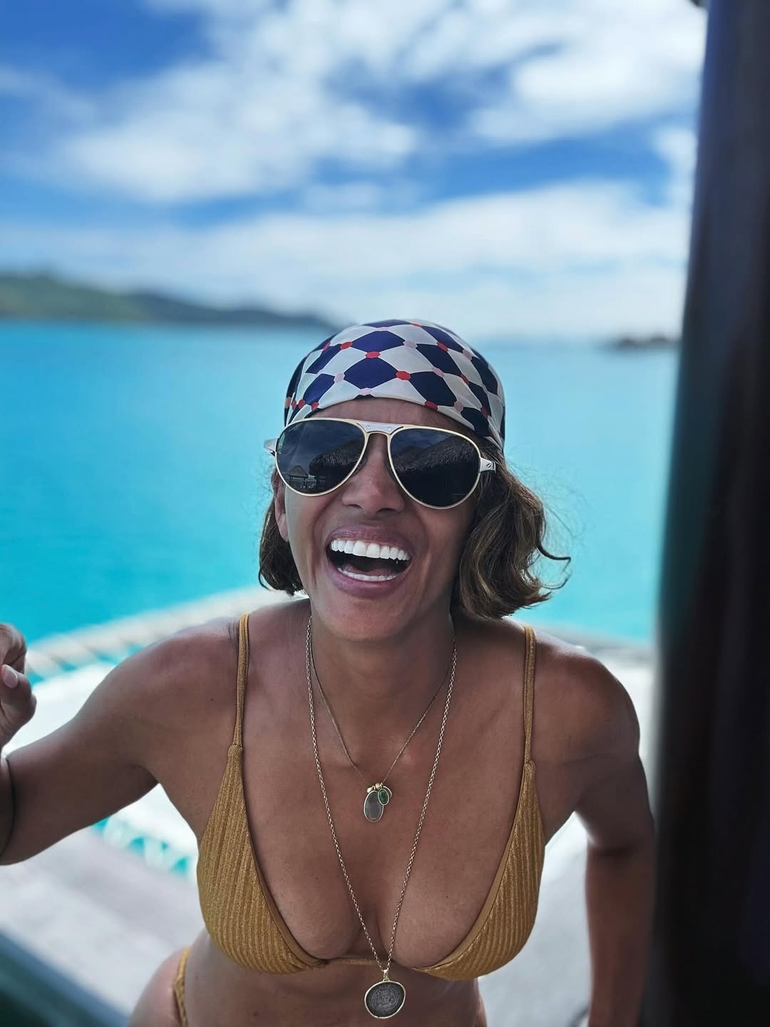 Among tropical islands: how Halle Berry celebrated her 59th birthday