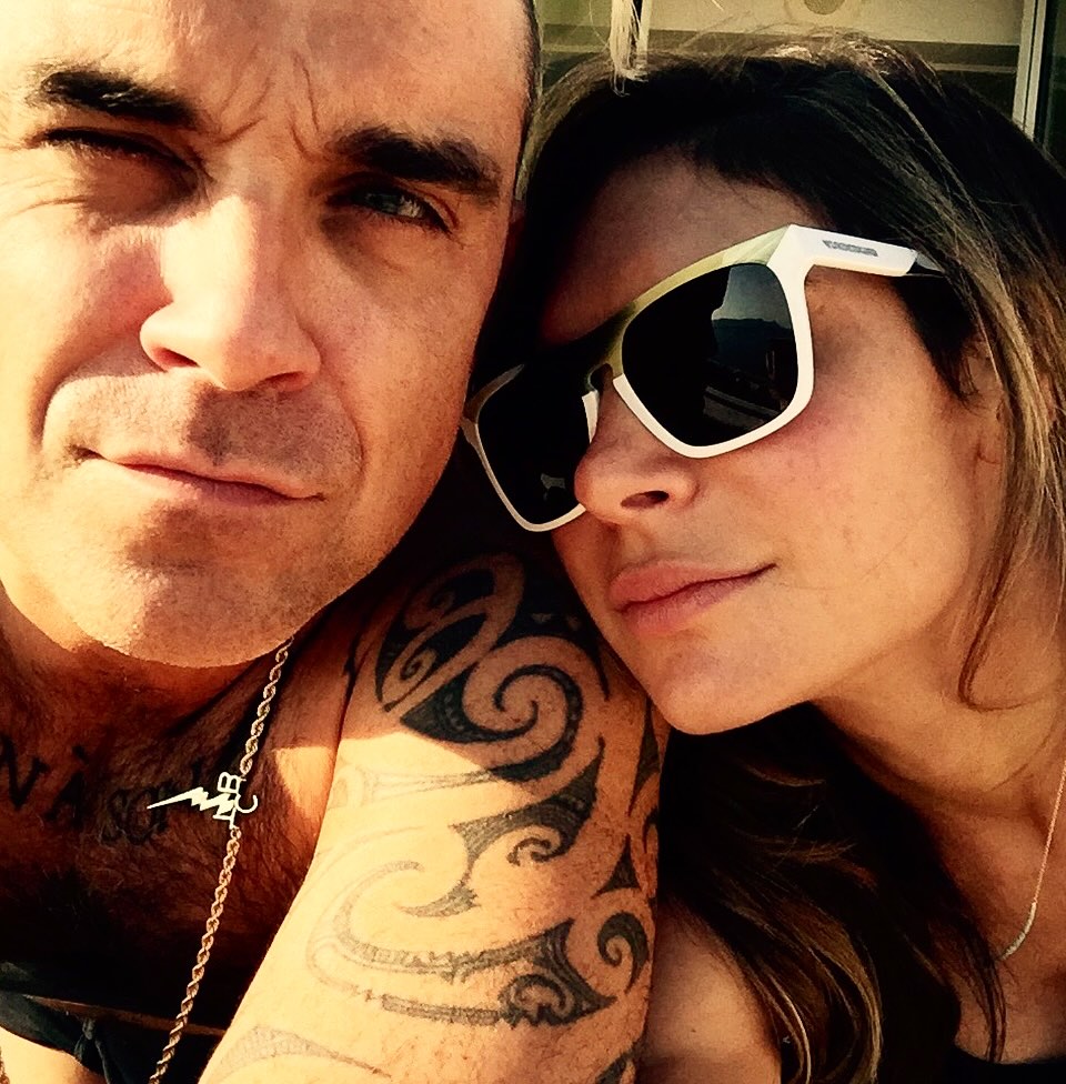 15 Jahre zusammen: Romantische Fotos von Robbie Williams und Ayda Field